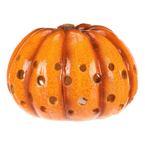 Dýně s otvory - magnesium, LED osvětlení, žlutá