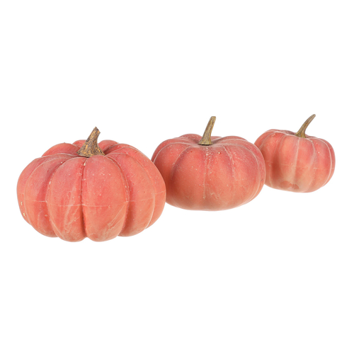 Dýně plastová - barva terakotová, cena za balení 3 velikostí