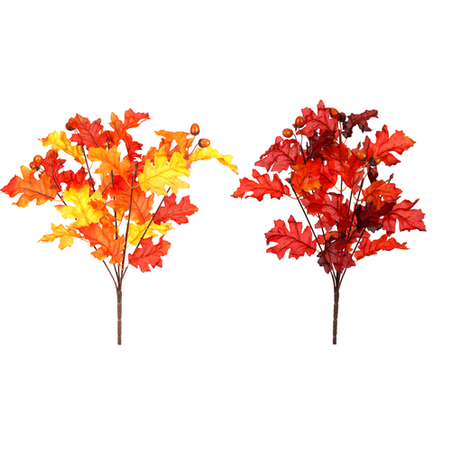 Dub - umělý trs se žaludy, mix 2 druhů, cena za 1 ks