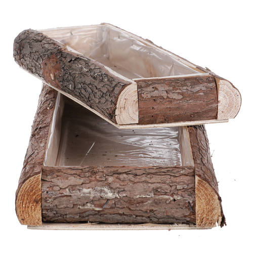 Tác kůrový - obdélníkový, přírodní barva, cena za sadu 2 ks