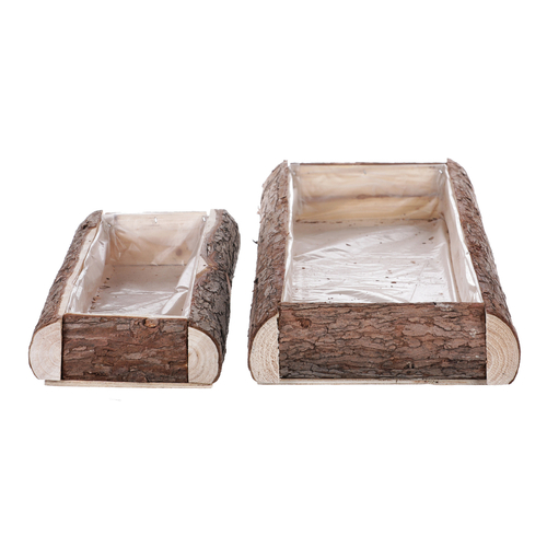 Tác kůrový - obdélníkový, přírodní barva, cena za sadu 2 ks