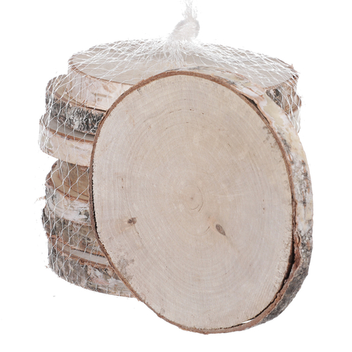 Březové kolečko - přírodní, cena za balení (8 ks)