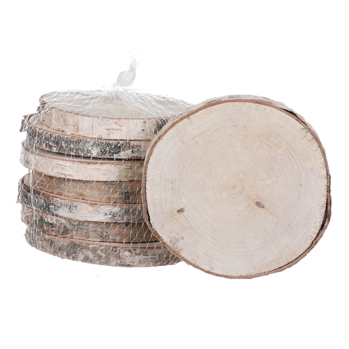 Březové kolečko - přírodní, cena za balení (8 ks)