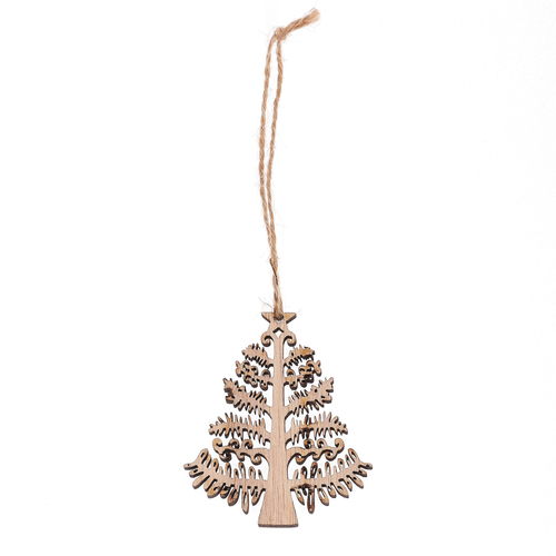 Stromečky na pověšení - dřevo, přírodní, cena za balení (8 ks)