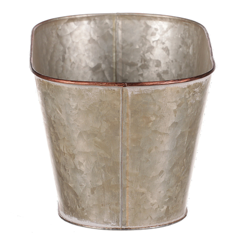 Kovový truhlík, design s motýly.