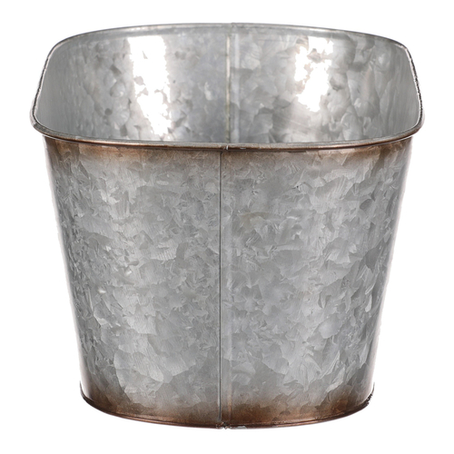 Kovový truhlík, design s ptáčky.