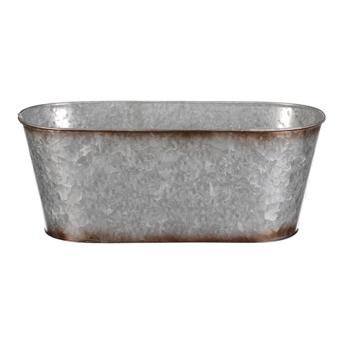 Kovový truhlík, design s ptáčky.