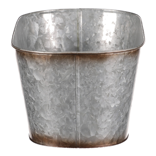 Kovový truhlík, design s ptáčky.