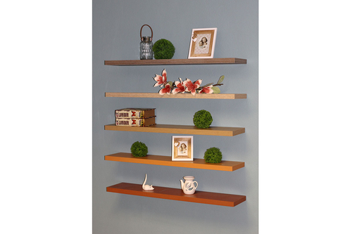 Polička, mdf, hnědá, P-002 TR