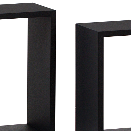 Polička, mdf, černá, P-008 BK