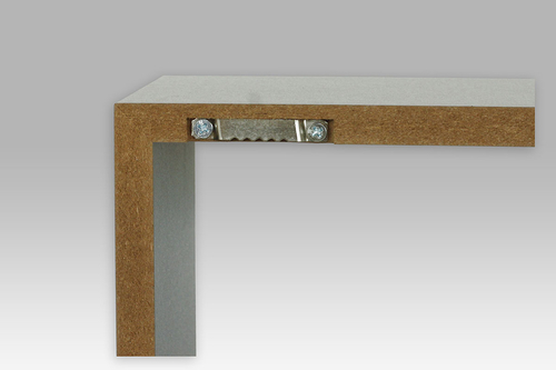 Polička, mdf, černá, P-008 BK