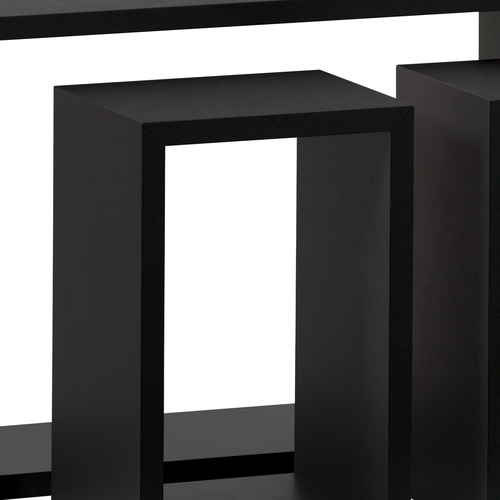 Polička, mdf, černá, P-009 BK