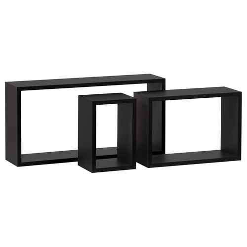 Polička, mdf, černá, P-009 BK