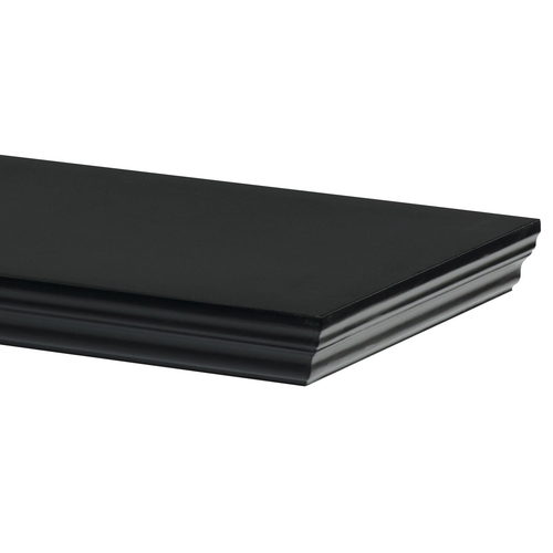 Polička, mdf, černá, P-024 BK