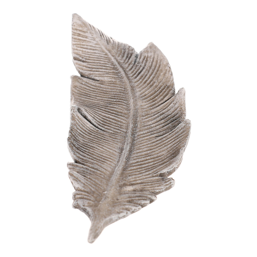 Pero z andělských křídel - polyresin, šedé
