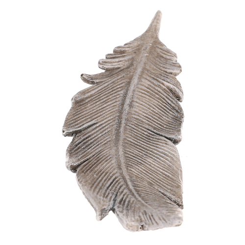 Pero z andělských křídel - polyresin, šedé