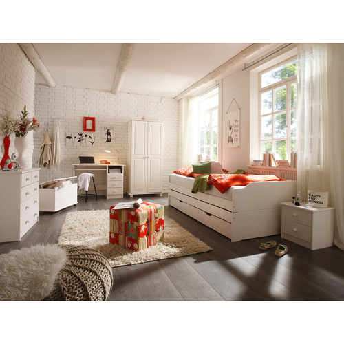 Skříň 2dveřová 8860B bílý lak