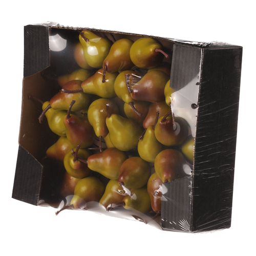 Hrušky na drátku - umělé, zelené, cena za balení (36 ks)