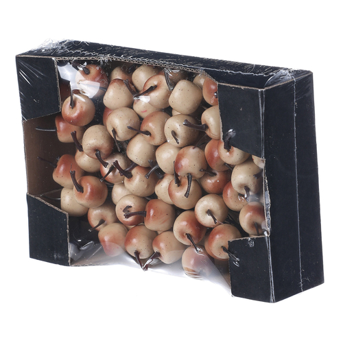 Jablíčka na drátku - béžová, cena za balení (72 ks)