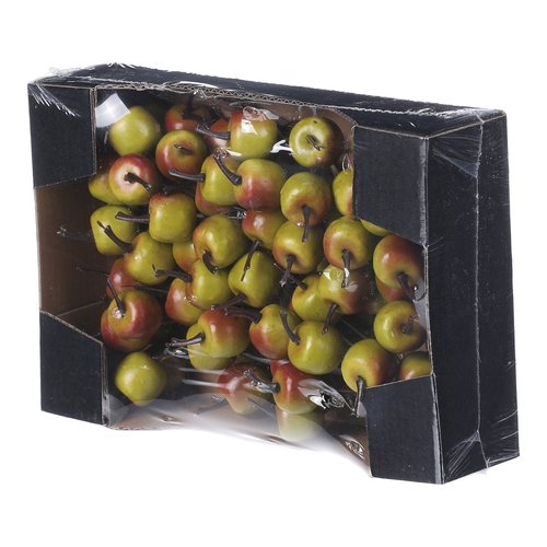 Jablíčka na drátku - zelená, cena za balení (72 ks)