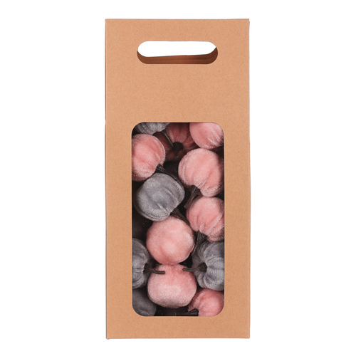 Dýně plastová s látkou, mix 2 barev, cena za balení (24 ks)