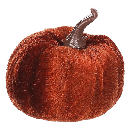 Dýně plastová s látkou, barva hnědá, cena za balení (6 ks)