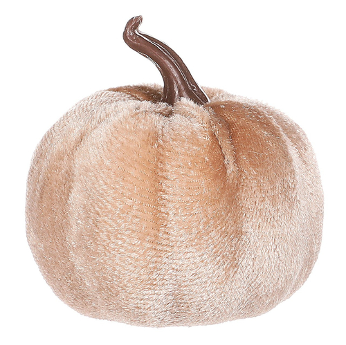 Dýně plastová s látkou, barva cappuccino, cena za balení (6 ks)