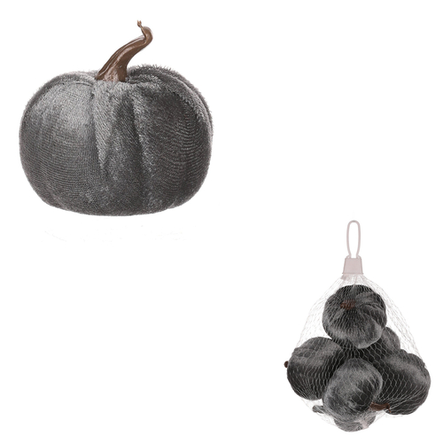 Dýně plastová s látkou, tmavě šedá, cena za balení (6 ks)