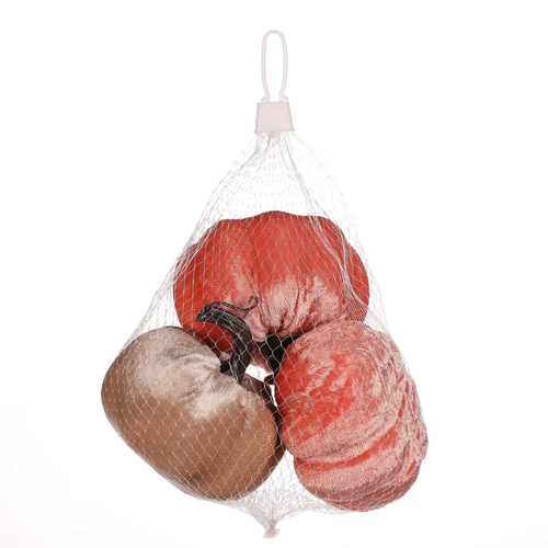 Dýně plastová s látkou, mix 2 barev, cena za balení (3 ks)