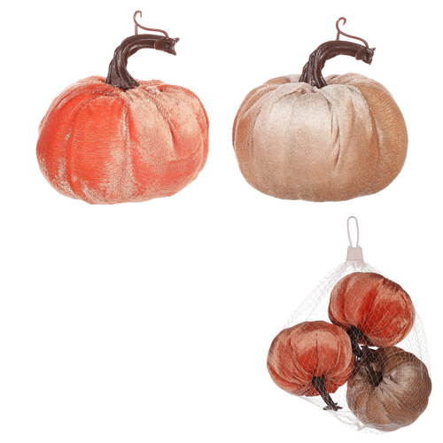 Dýně plastová s látkou, mix 2 barev, cena za balení (3 ks)