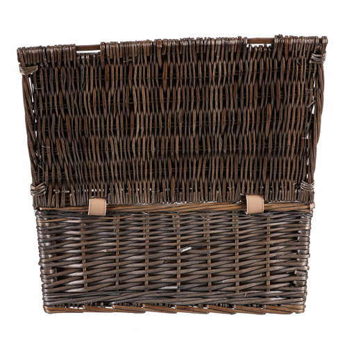 Koš piknikový - s vybavením pro 2 osoby, proutěný, barva šedá