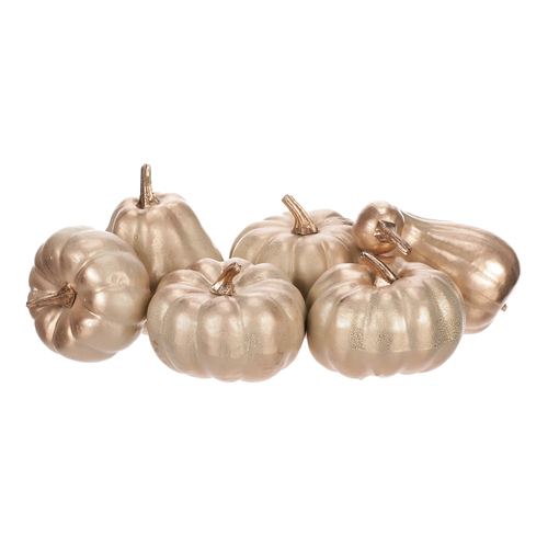 Dýně plastová - barva béžovo-zlatá, cena za balení (9 ks)