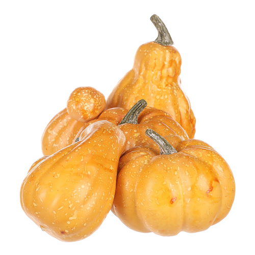 Dýně plastová - žlutá, různé tvary, cena za balení (6 ks)