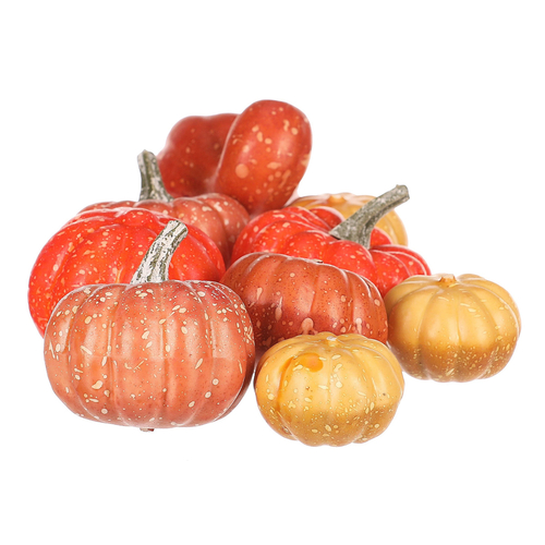 Dýně plastová - mix tvarů a 3 barev, cena za balení (9 ks)