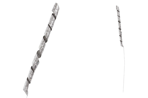 Prut dekorační stříbrný