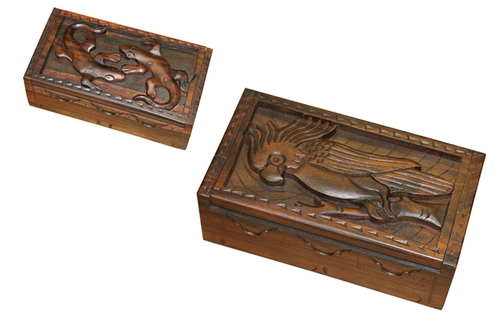 Mahaganová krabička