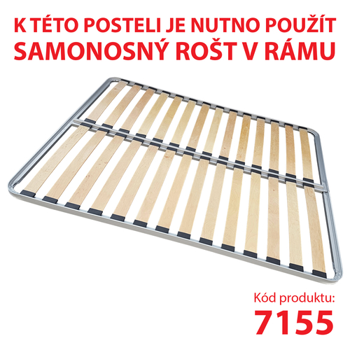 Multifunkční postel 160x200 MICHIGAN perleťově bílá