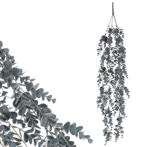 Eukalyptus - umělá převislá větev, šedá