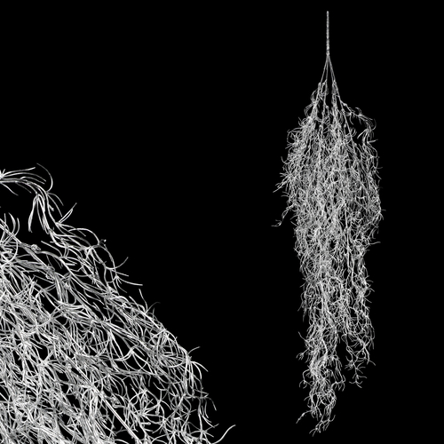 Drátovec - umělý převis, barva stříbrná