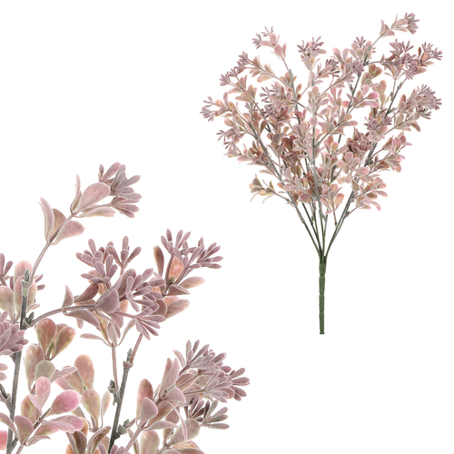 Zeleň kvetoucí - umělý trs, barva hnědá