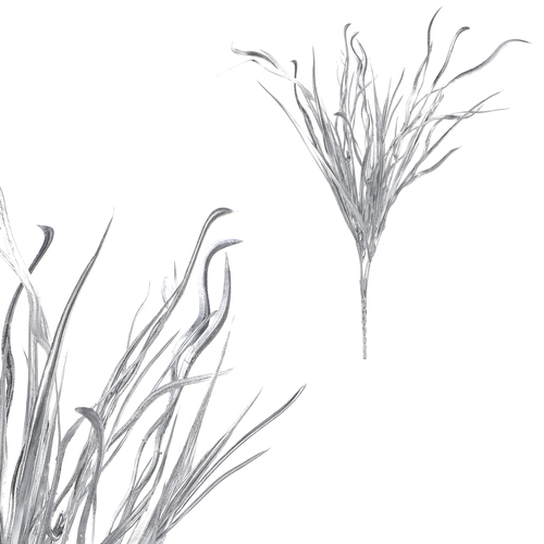 Tráva vlnitá - umělý trs, barva stříbrná