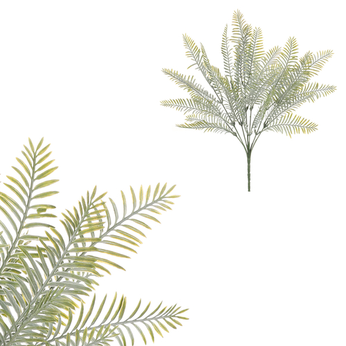 Kapradí - umělý trs, barva zelená