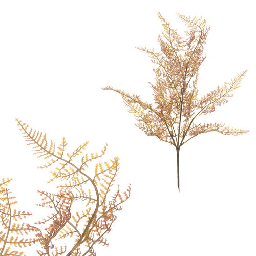 Kapradí - umělý trs, barva zeleno-hnědá