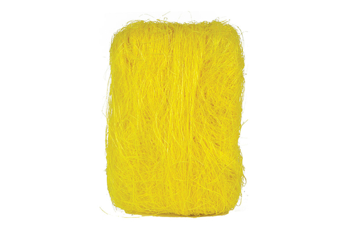 Sisalové vlákno - balení 500 g, barva žlutá