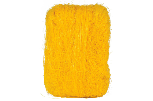Sisálové vlákno - balení 500 g, barva žlutá