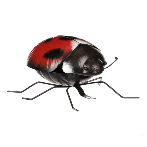 Beruška - kovová nástěnná dekorace, větší velikost