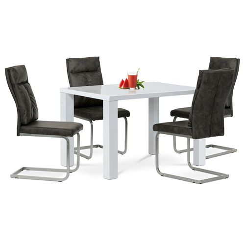 Jídelní židle, šedá, látka vintage, DCH-459 GREY3