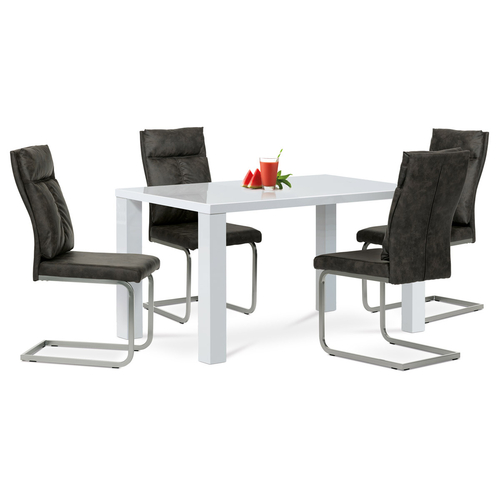 Jídelní židle, šedá, látka vintage, DCH-459 GREY3