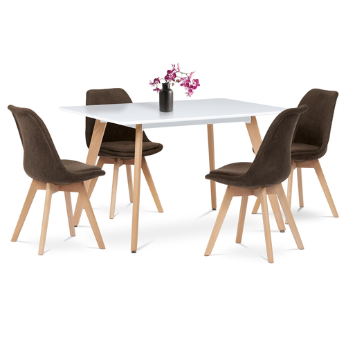 Jídelní stůl 120x80cm, mdf DT-313 WT