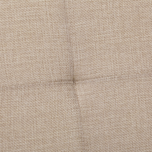 Taburet s úložným prostorem, béžová, látka, TAB-462 CRM2